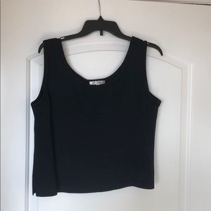 St. John knit shell in black